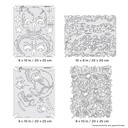 ARTOOL FH SK 20 SP  The Return of Skullmaster Set (4 pcs.) Freehand Airbrush Templates by Craig Fraser (200374)